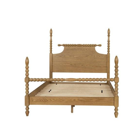 Buy farmhouse furniture The Lily Arce | Tradition Real Wood Farmhouse Queen Bed Frame - Modern Cottage Farmhouse Furniture