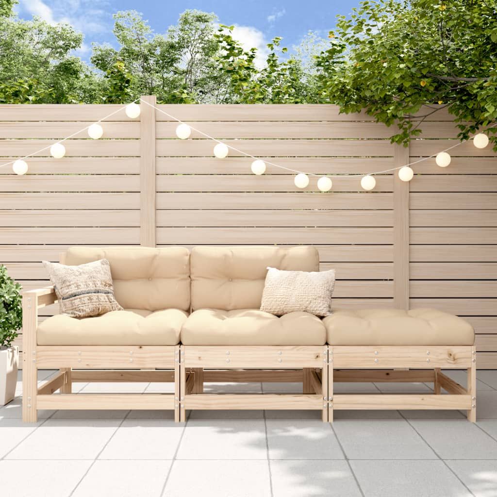 Buy farmhouse furniture Cherry Grove | Beige Modern Farmhouse Cottage Outdoor Patio Bench - Modern Cottage Farmhouse Furniture