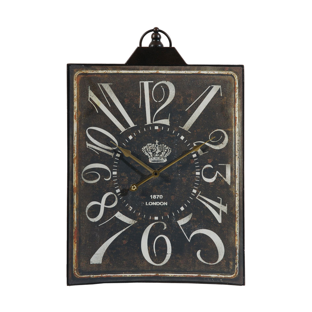 Buy farmhouse furniture Large Vintage French Farmhouse Rectangular Wall Clock - Modern Cottage Farmhouse Furniture