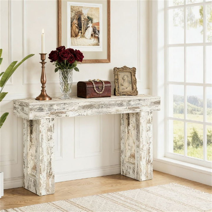 Buy farmhouse furniture Rustic Farmhouse Foyer Table Console - Modern Cottage Farmhouse Furniture