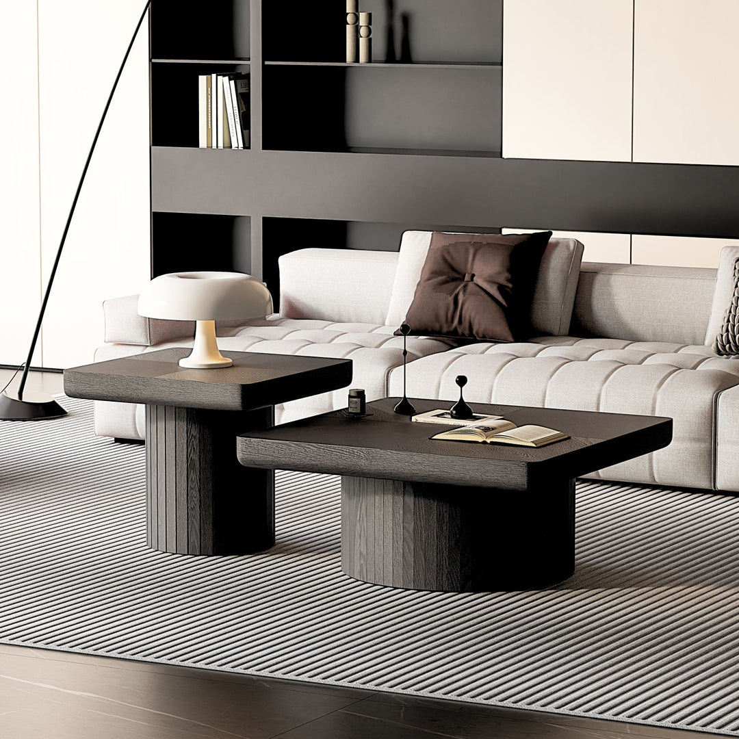 Buy farmhouse furniture Best Farmhouse Coffee Table Set | Wood Nesting Tables for Living Room - Modern Cottage Farmhouse Furniture