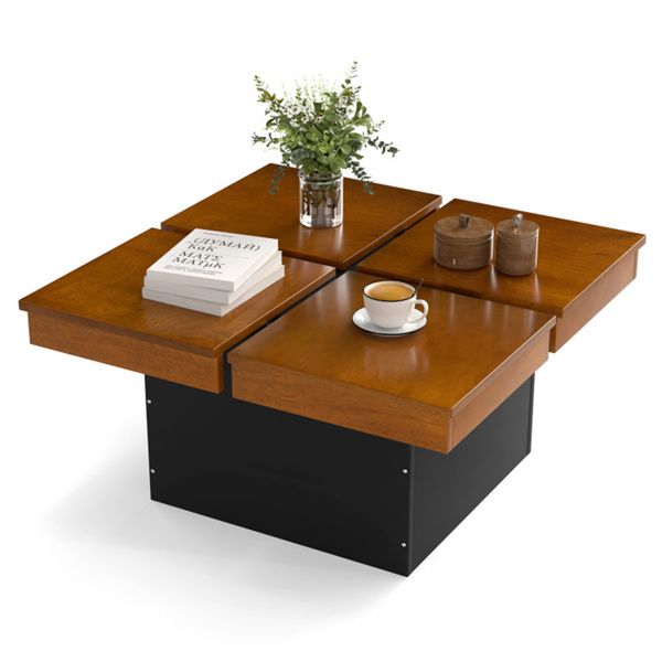 Buy farmhouse furniture Birch Wood Farm | Modern Farmhouse Luxury Square Floating Coffee - Modern Cottage Farmhouse Furniture