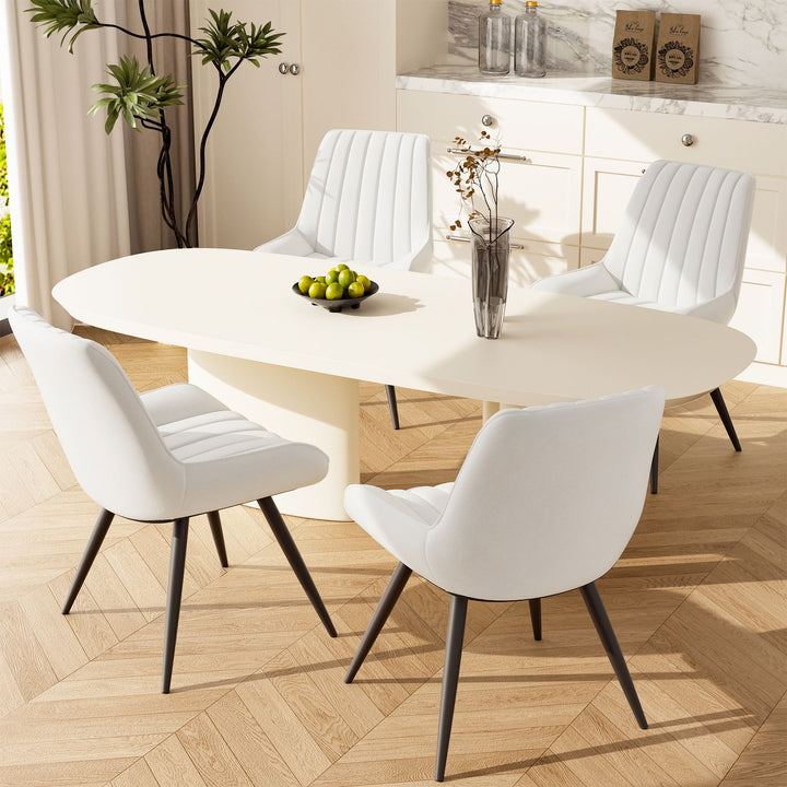 Buy farmhouse furniture Modern Farmhouse Beige Dining Set - Modern Cottage Farmhouse Furniture