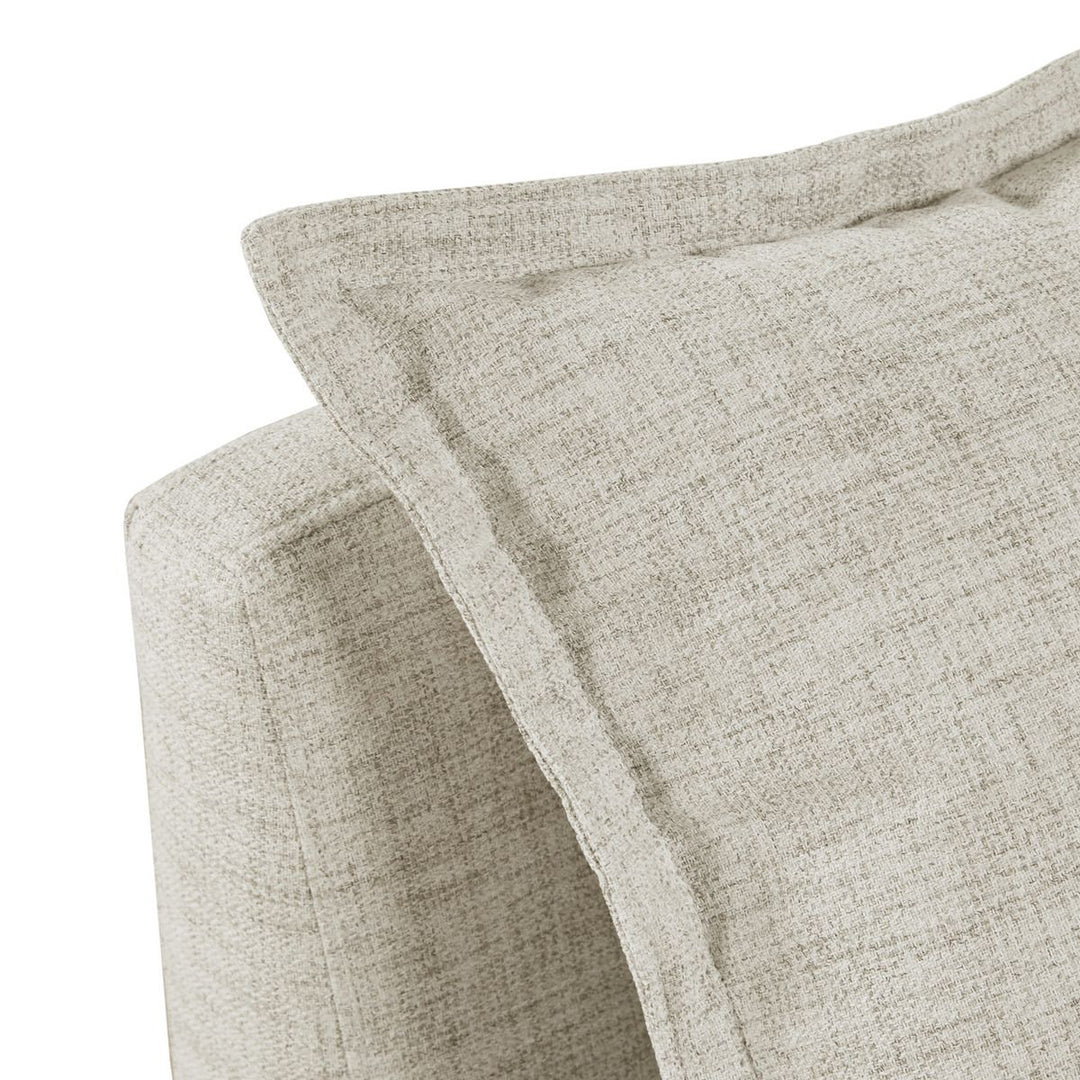 Buy farmhouse furniture Cream Off White Farmhouse Modular Armless Chair - Modern Cottage Farmhouse Furniture