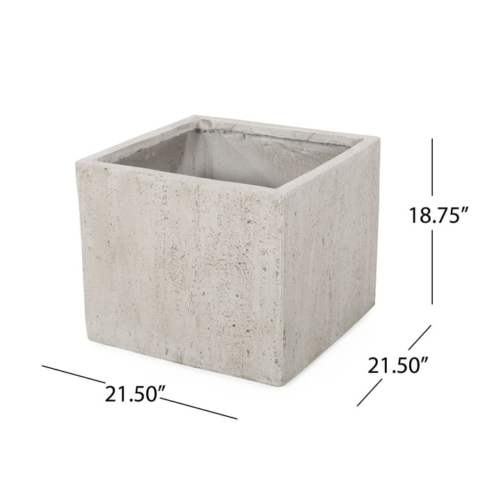 Buy farmhouse furniture Ella Modern Concrete Luxury Mediterranean Contemporary Planter Box - Modern Cottage Farmhouse Furniture