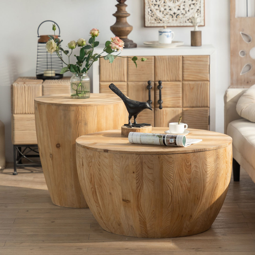 Buy farmhouse furniture White Cedar Acres | Modern Farmhouse Wooden Coffee Table - Modern Cottage Farmhouse Furniture