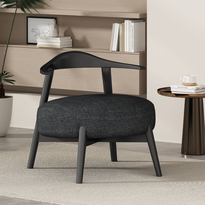 Buy farmhouse furniture Modern Dark Gray Contemporary Accent Chair - Modern Cottage Farmhouse Furniture