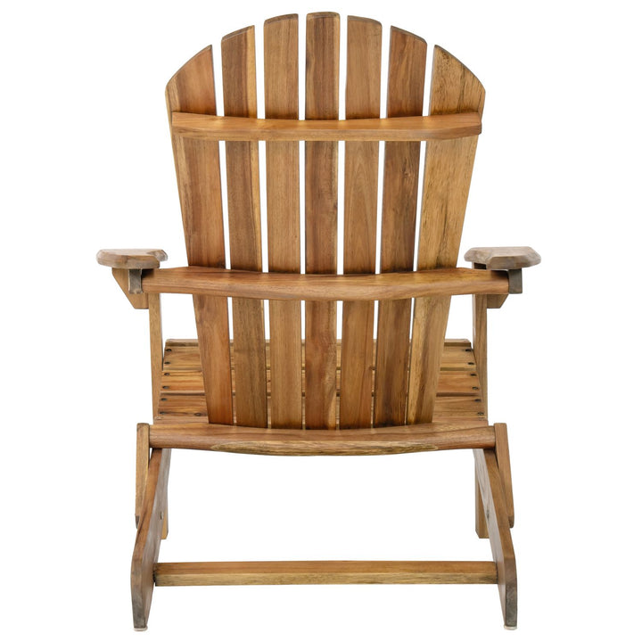 Buy farmhouse furniture Teak Wooden Outdoor Folding Adirondack Contemporary Accent Chair - Modern Cottage Farmhouse Furniture