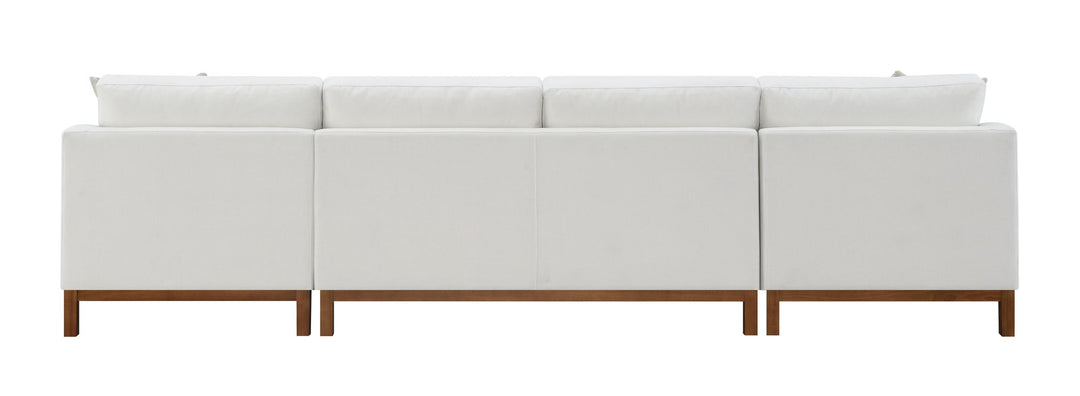 Buy farmhouse furniture Evie - Ivory Large Modern Farmhouse Sofa Couch - Modern Cottage Farmhouse Furniture