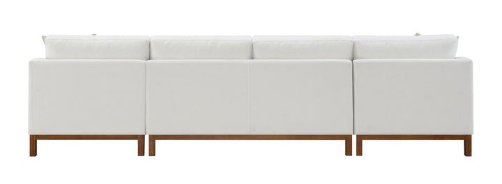 Buy farmhouse furniture Evie - Ivory Large Modern Farmhouse Sofa Couch - Modern Cottage Farmhouse Furniture
