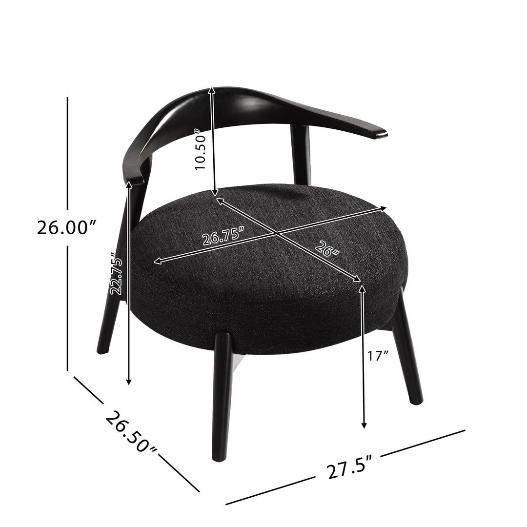 Buy farmhouse furniture Modern Dark Gray Contemporary Accent Chair - Modern Cottage Farmhouse Furniture
