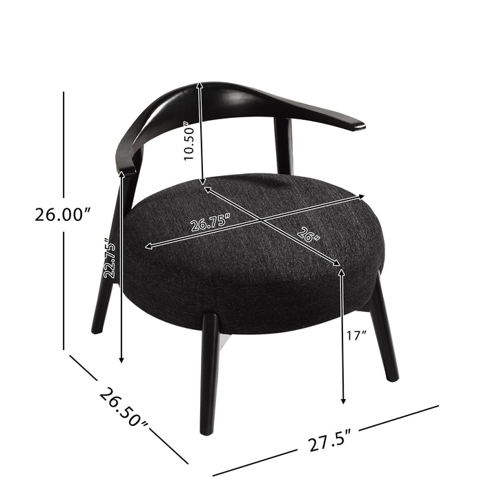 Buy farmhouse furniture Modern Dark Gray Contemporary Accent Chair - Modern Cottage Farmhouse Furniture