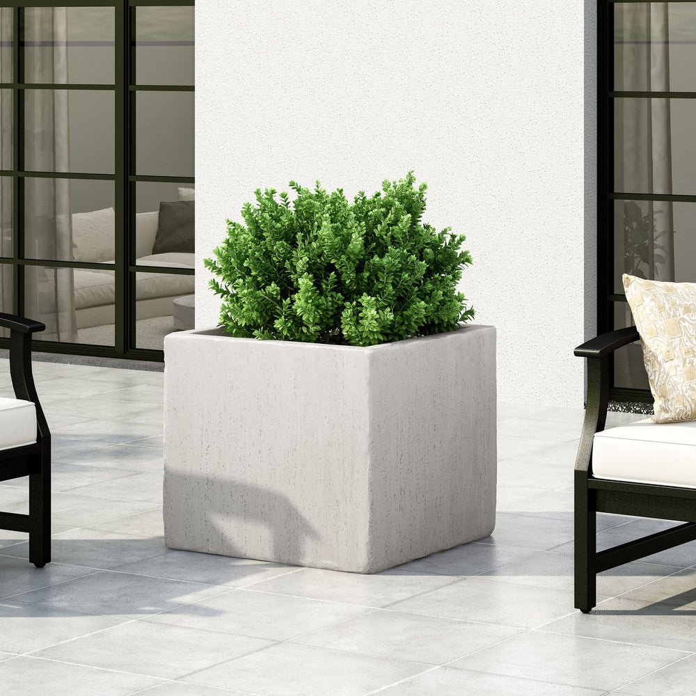 Buy farmhouse furniture Ella Modern Concrete Luxury Mediterranean Contemporary Planter Box - Modern Cottage Farmhouse Furniture
