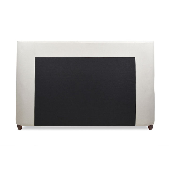 Buy farmhouse furniture Manhattan Shelter King Platform Bed Frame, Light Beige Linen - Modern Cottage Farmhouse Furniture
