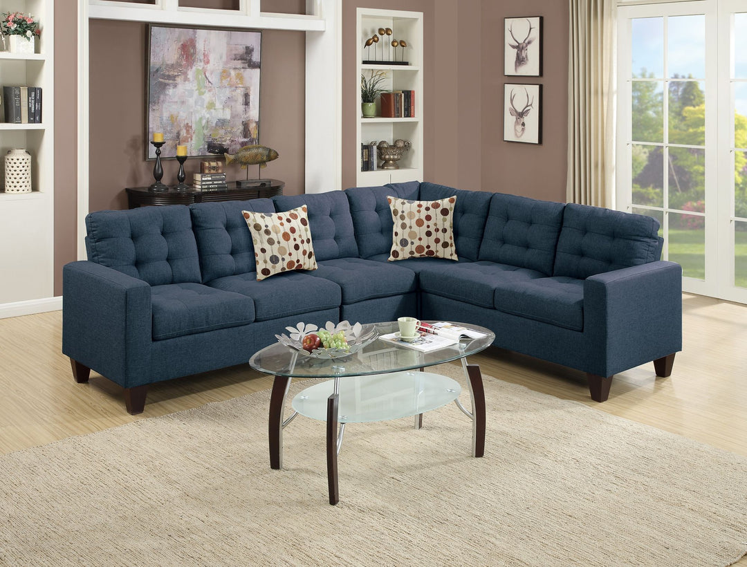 Buy farmhouse furniture Blue Modern Farmhouse Sofa Couch - Modern Cottage Farmhouse Furniture
