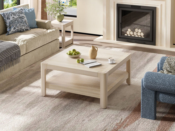 Buy farmhouse furniture Modern Farmhouse Coffee Table with Soft Rounded Profile - Modern Cottage Farmhouse Furniture