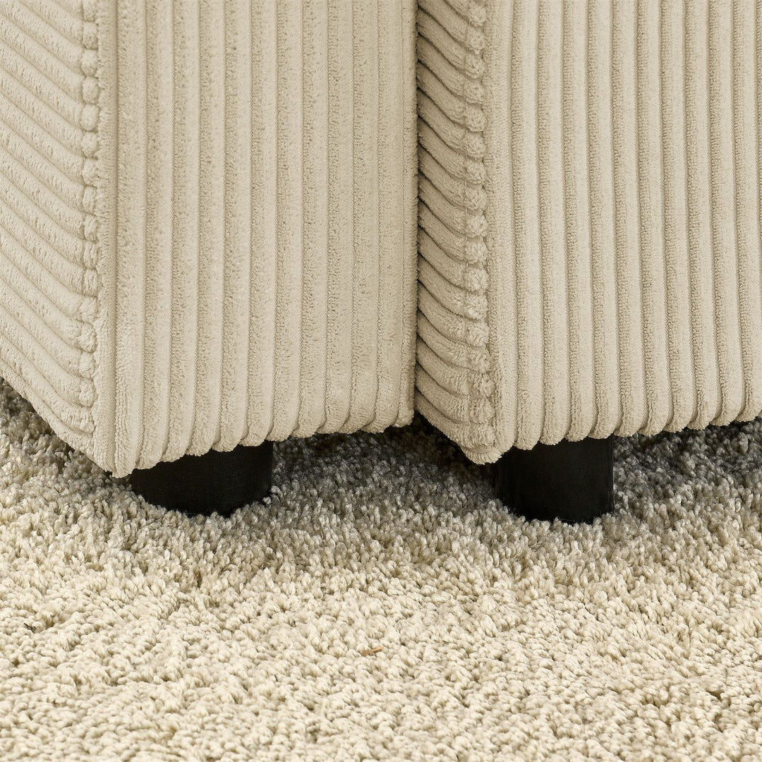 Buy farmhouse furniture The Savannah • Beige Modern Cottage Farmhouse U-Shaped Couch Sofa Chair - Modern Cottage Farmhouse Furniture