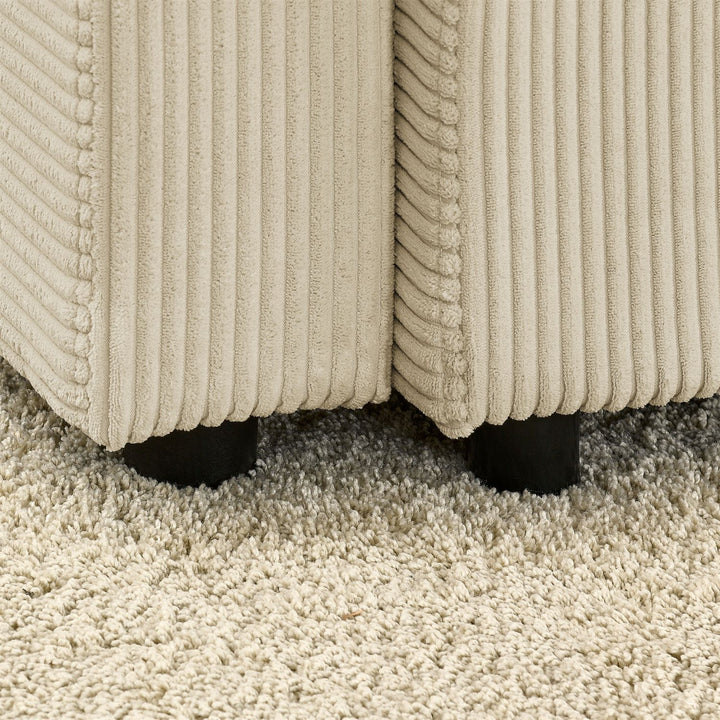 Buy farmhouse furniture The Savannah • Beige Modern Cottage Farmhouse U-Shaped Couch Sofa Chair - Modern Cottage Farmhouse Furniture