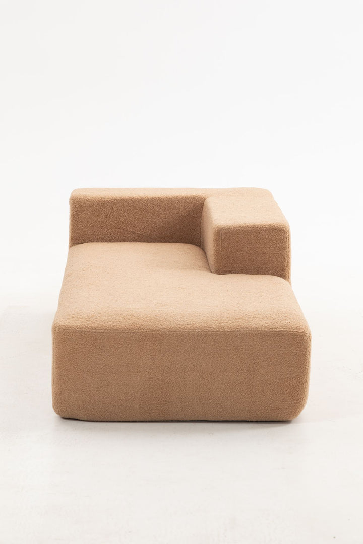 Buy farmhouse furniture Sole Terra | Simple Bouclé Minimalist Apartment Farmhouse Sofa Couch - Modern Cottage Farmhouse Furniture