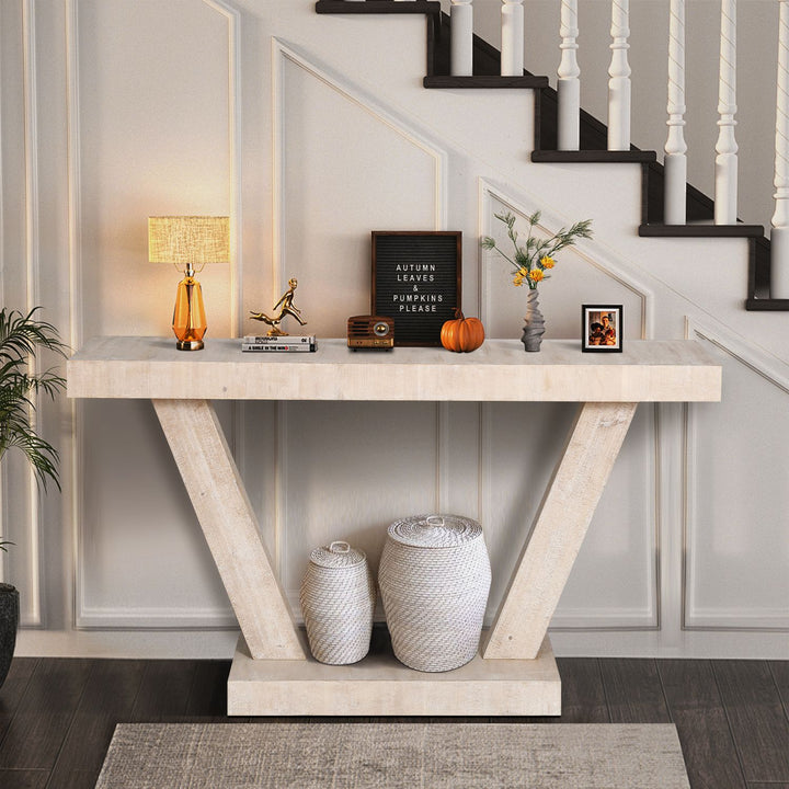 Buy farmhouse furniture Best Farmhouse Foyer Bench | Rustic Entryway Accent Bench with 2-Tier Storage Cabinet - Modern Cottage Farmhouse Furniture