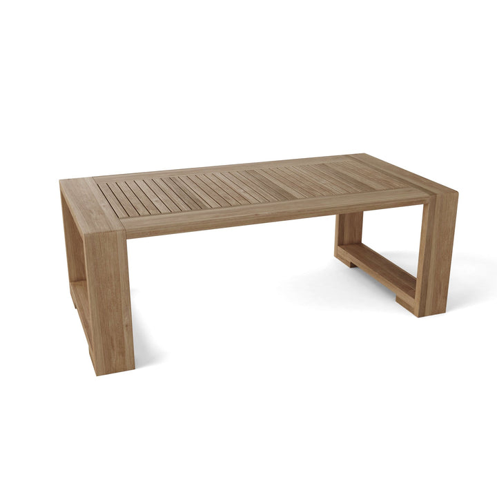 Buy farmhouse furniture Capistrano | Large Solid Wood Farmhouse Cottage Coffee Table - Modern Cottage Farmhouse Furniture