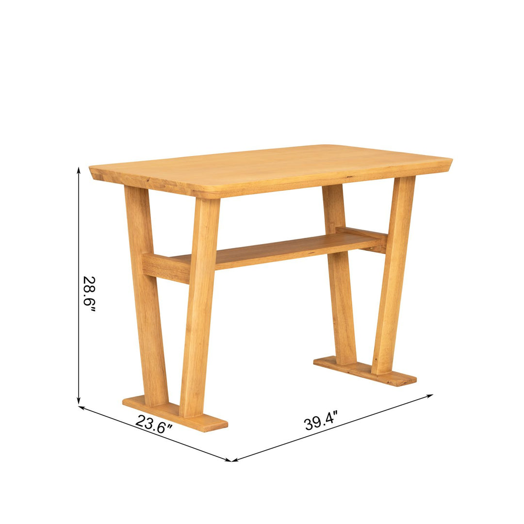Buy farmhouse furniture Small Farmhouse Solid Wood Kitchen Nook Dining Room Breakfast Nook Table Set for 6, Space Saving High Top Corner Dining Table with Bench and Chairs (6 Piece) - Modern Cottage Farmhouse Furniture