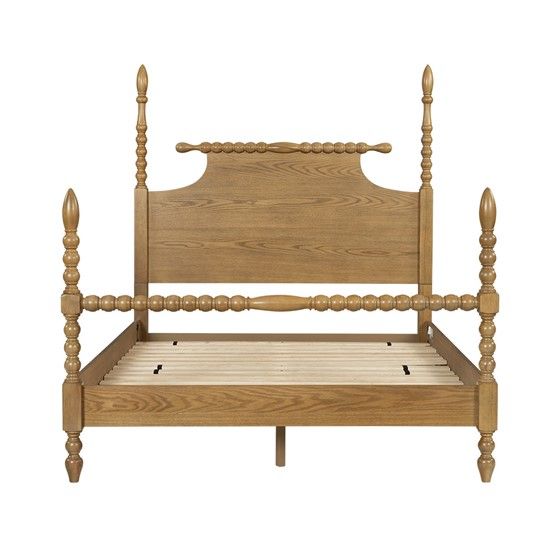 Buy farmhouse furniture The Lily Arce | Tradition Real Wood Farmhouse Queen Bed Frame - Modern Cottage Farmhouse Furniture