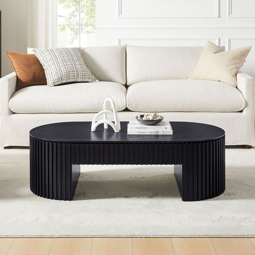 Buy farmhouse furniture Black Modern Mid Century Modern Coffee Table Unique Coffee Table - Modern Cottage Farmhouse Furniture