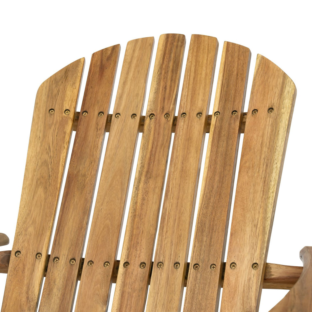 Buy farmhouse furniture Teak Wooden Outdoor Folding Adirondack Contemporary Accent Chair - Modern Cottage Farmhouse Furniture