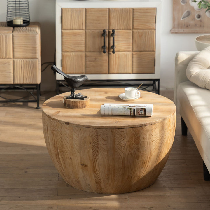 Buy farmhouse furniture White Cedar Acres | Modern Farmhouse Wooden Coffee Table - Modern Cottage Farmhouse Furniture