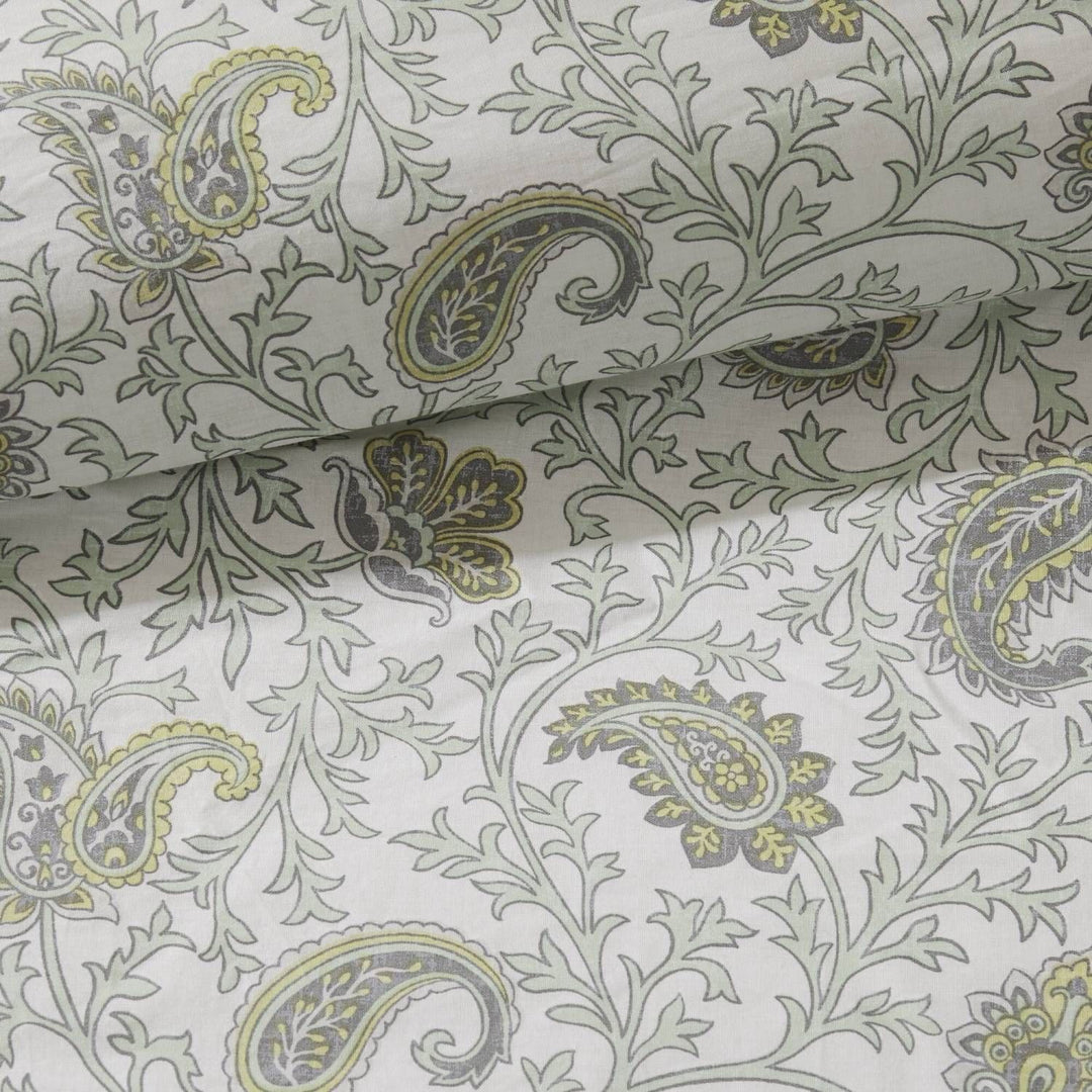 Buy farmhouse furniture 9 Piece Cotton Percale Comforter Set King - Modern Cottage Farmhouse Furniture