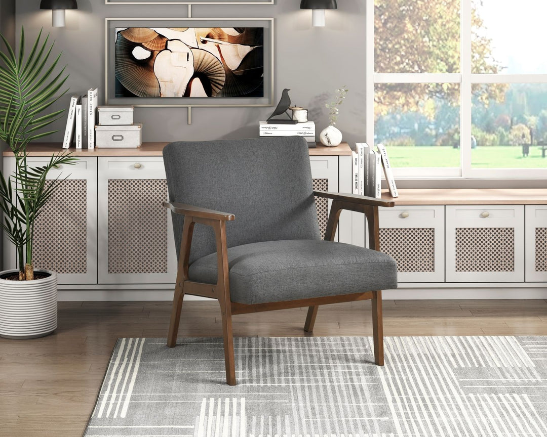 Buy farmhouse furniture Slate Ridge | Upholstery Light Brown Modern Home Contemporary Accent Chair - Modern Cottage Farmhouse Furniture