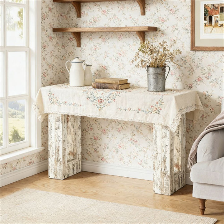 Buy farmhouse furniture Rustic Farmhouse Foyer Table Console - Modern Cottage Farmhouse Furniture