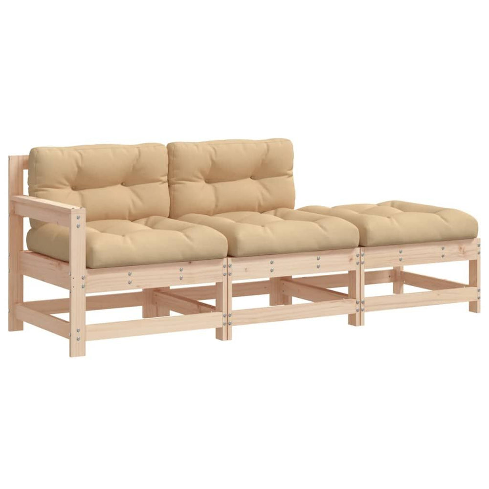 Buy farmhouse furniture Cherry Grove | Beige Modern Farmhouse Cottage Outdoor Patio Bench - Modern Cottage Farmhouse Furniture