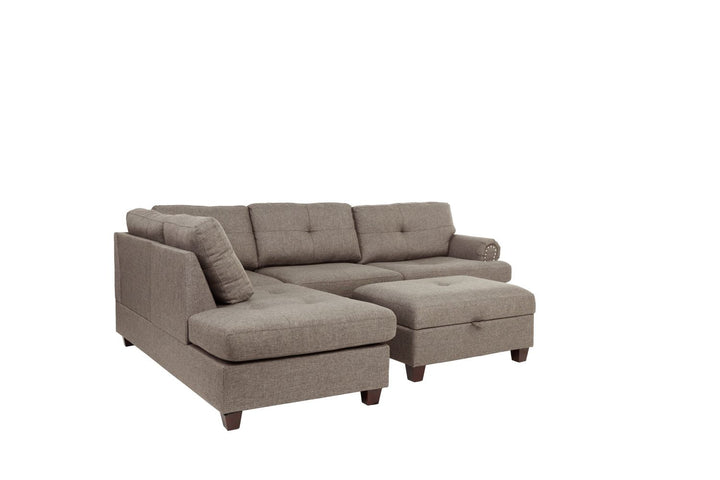 Buy farmhouse furniture Contemporary Farmhouse 3-pcs Sofa Sectional Couch - Modern Cottage Farmhouse Furniture