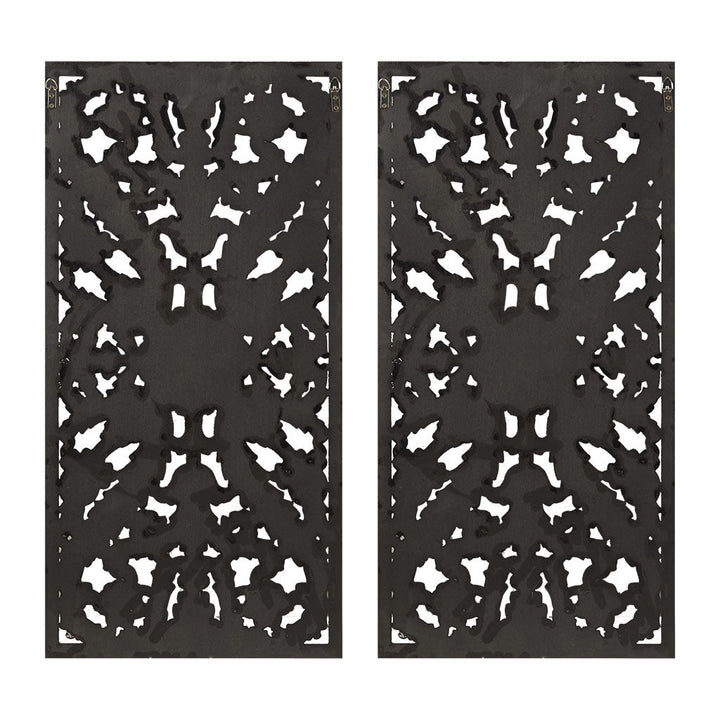 Buy farmhouse furniture Distressed Carved Wood 2-piece Wall Decor Set - Modern Cottage Farmhouse Furniture