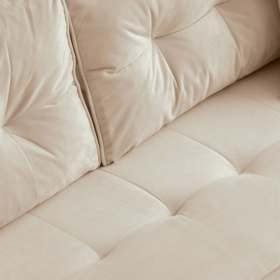 Buy farmhouse furniture Modern Farmhouse Cottage Upholstered 3-Seater Sofa Couch - Modern Cottage Farmhouse Furniture
