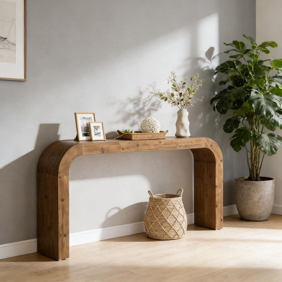 Buy farmhouse furniture Farmhouse Wood Foyer Console Table - Modern Cottage Farmhouse Furniture
