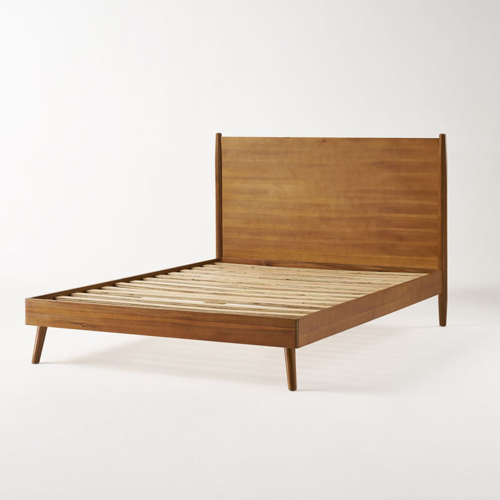 Buy farmhouse furniture Cohron Solid Wood Platform Bed (CAL KING BED) - Modern Cottage Farmhouse Furniture