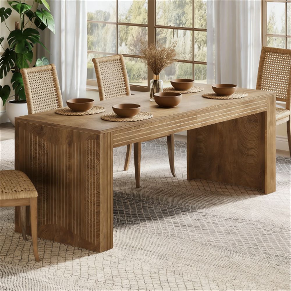 Buy farmhouse furniture Best Farmhouse Dining Table | Large Rustic Wooden Kitchen Dining Table - Modern Cottage Farmhouse Furniture
