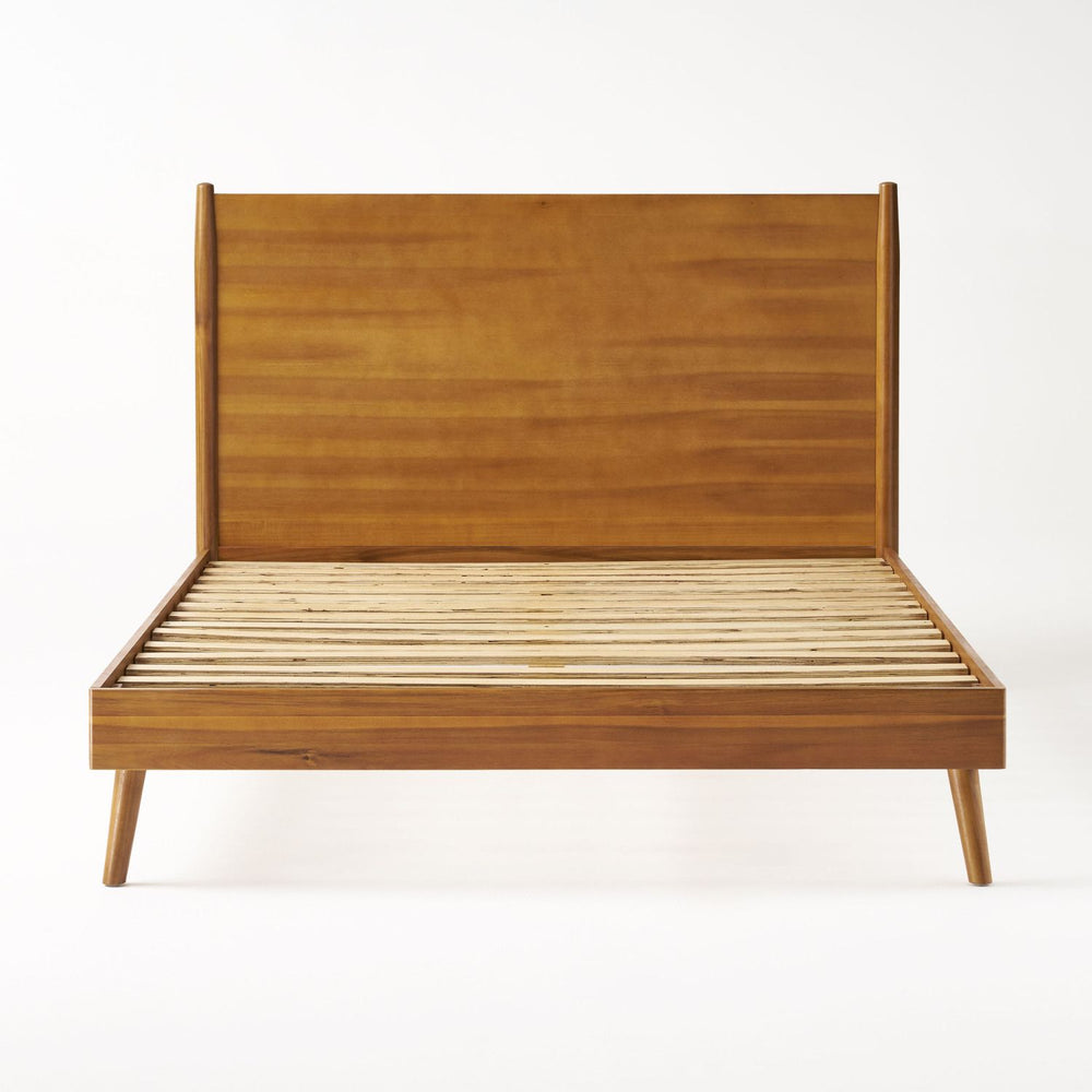 Buy farmhouse furniture Cohron Solid Wood Platform Bed (CAL KING BED) - Modern Cottage Farmhouse Furniture
