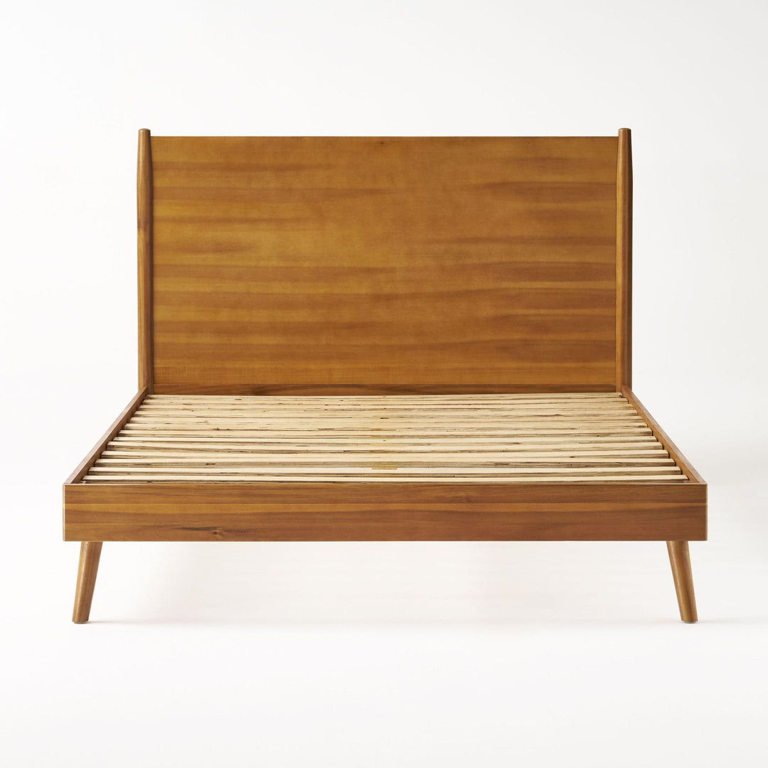 Buy farmhouse furniture Cohron Solid Wood Platform Bed (CAL KING BED) - Modern Cottage Farmhouse Furniture