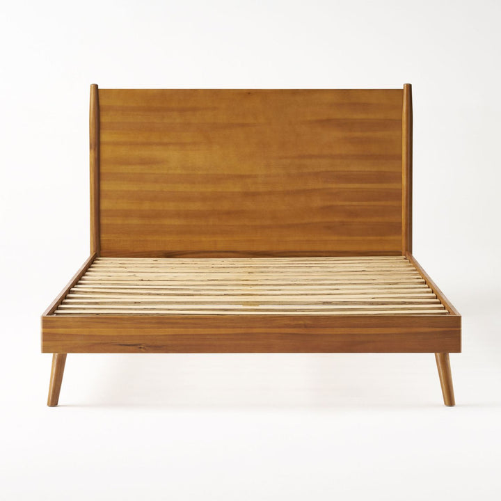Buy farmhouse furniture Cohron Solid Wood Platform Bed (CAL KING BED) - Modern Cottage Farmhouse Furniture