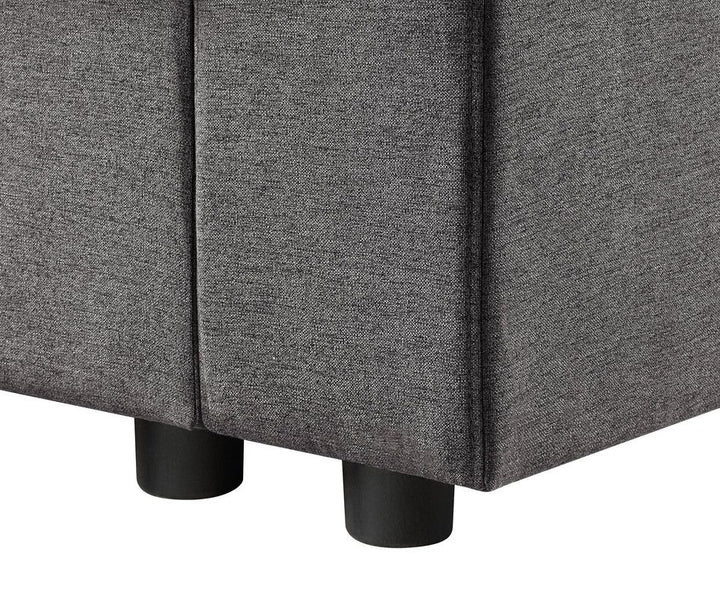Buy farmhouse furniture Large Gray Linen 7-Seater U-Shape Farmhouse Sectional Sofa Couch - Modern Cottage Farmhouse Furniture