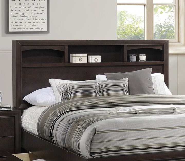 Buy farmhouse furniture Modern bedroom Storage Eastern King Size Bed Drawers Storage Headboard Footboard 1pc Bed Only. - Modern Cottage Farmhouse Furniture