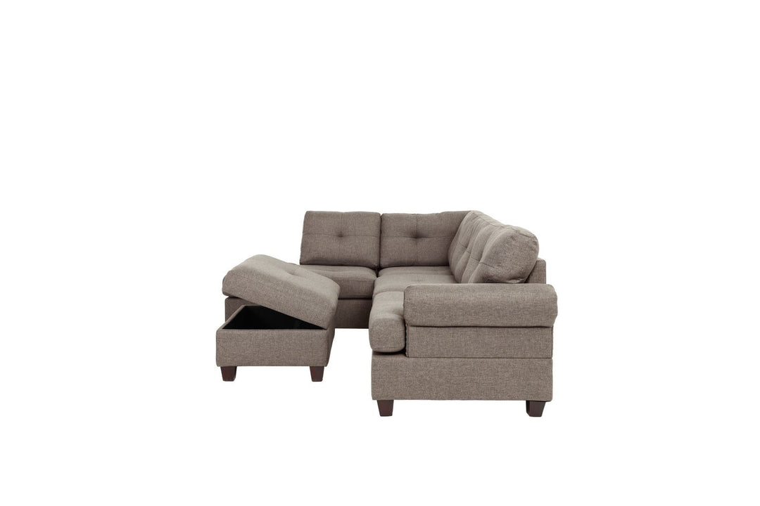 Buy farmhouse furniture Contemporary Farmhouse 3-pcs Sofa Sectional Couch - Modern Cottage Farmhouse Furniture
