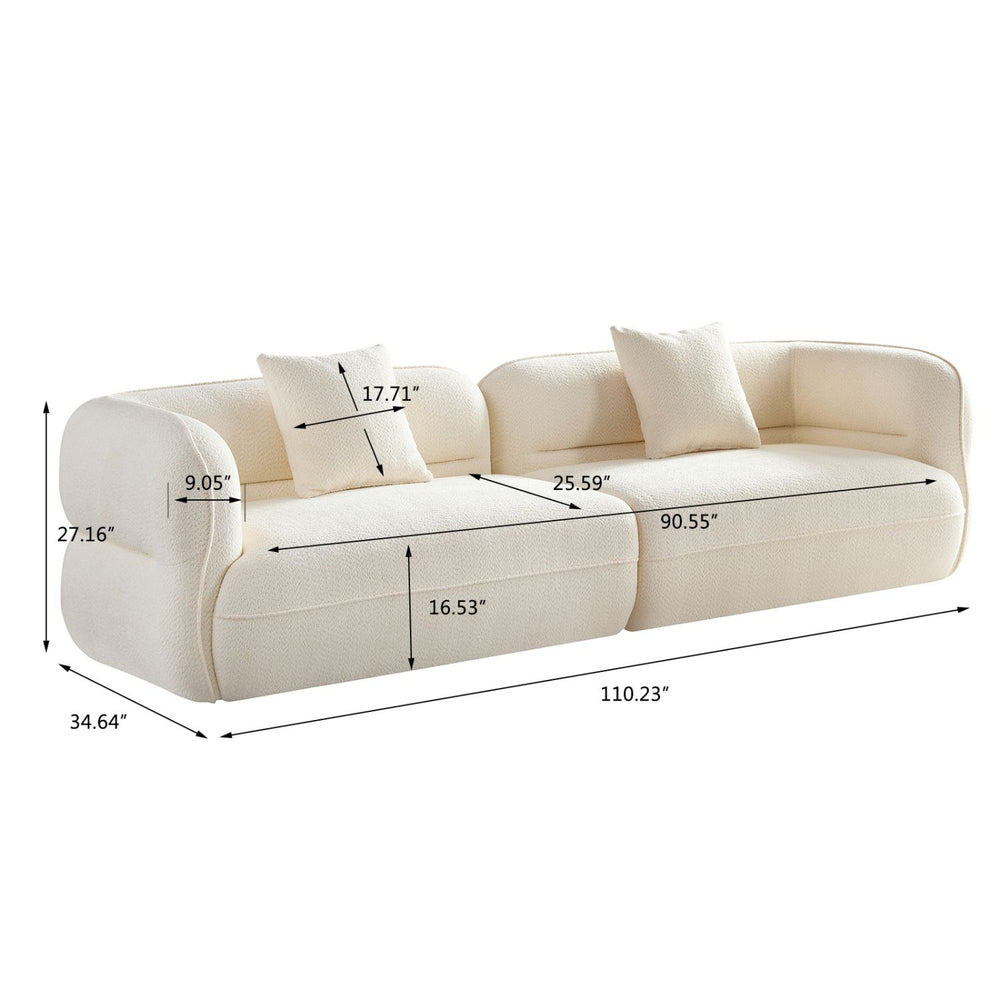 Buy farmhouse furniture Modern Farmhouse Cream Sofa Couch - Modern Cottage Farmhouse Furniture
