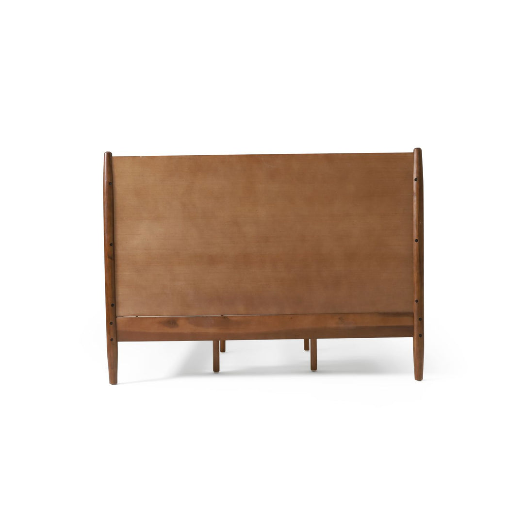 Buy farmhouse furniture King Size Cohron Solid Wood Platform Bed - Modern Cottage Farmhouse Furniture