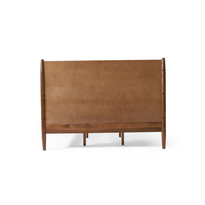 Buy farmhouse furniture King Size Cohron Solid Wood Platform Bed - Modern Cottage Farmhouse Furniture