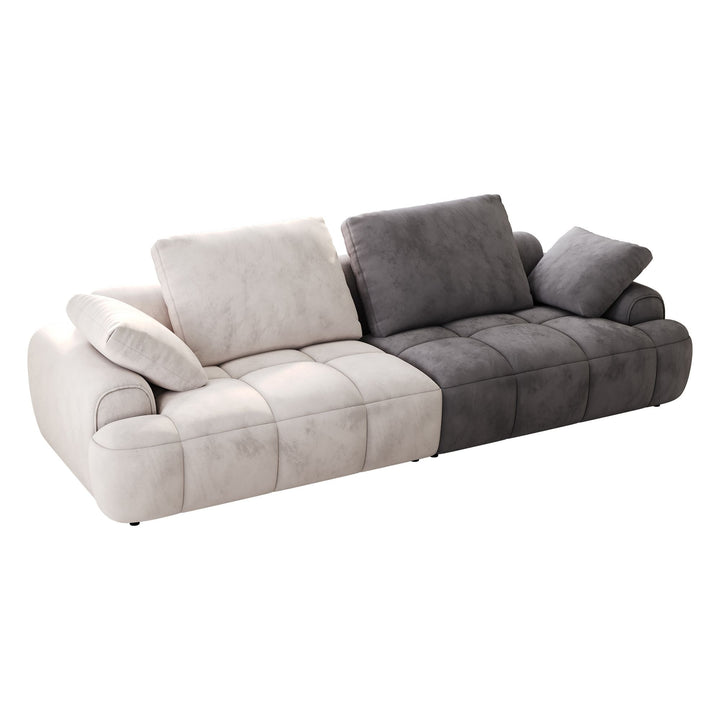 Buy farmhouse furniture Modern Farmhouse Two-Seat Sofa | Large 86.6" Living Room Couch - Modern Cottage Farmhouse Furniture